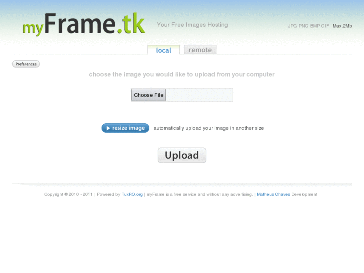 www.myframe.tk