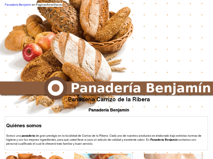 www.panaderiabenjamin.com