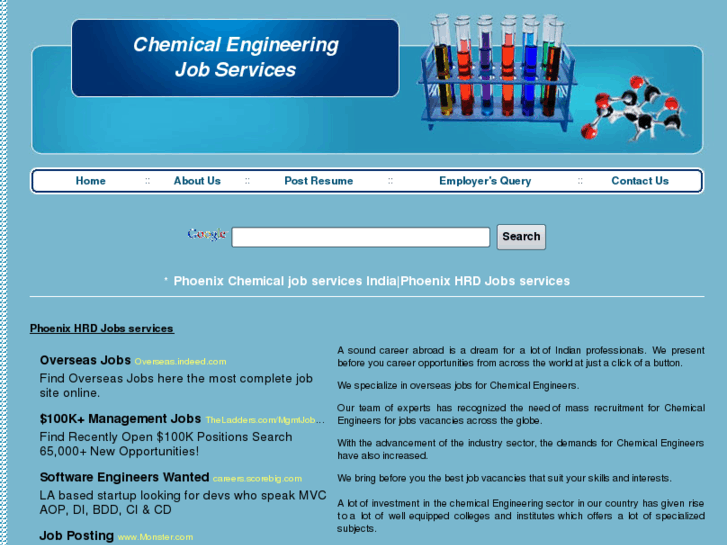 www.phoneixchemicalengineeringrecruitment.com