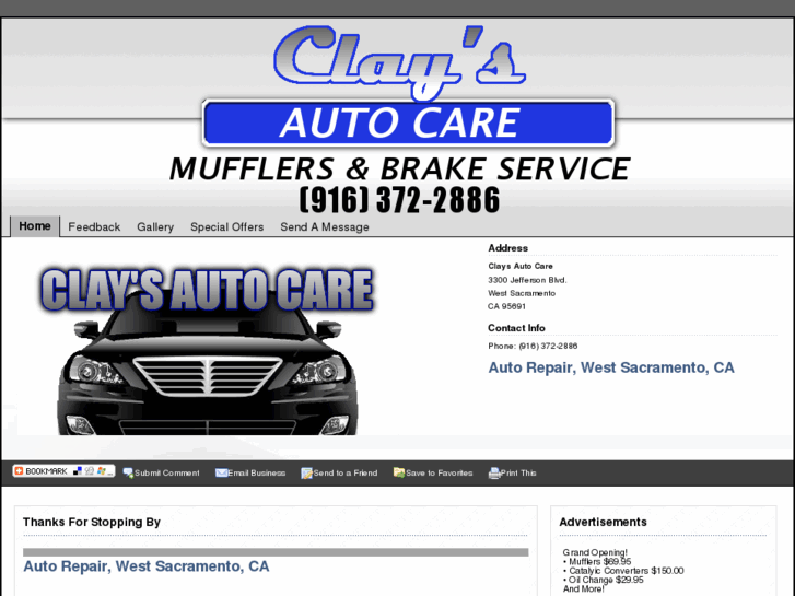 www.claysautocare.net