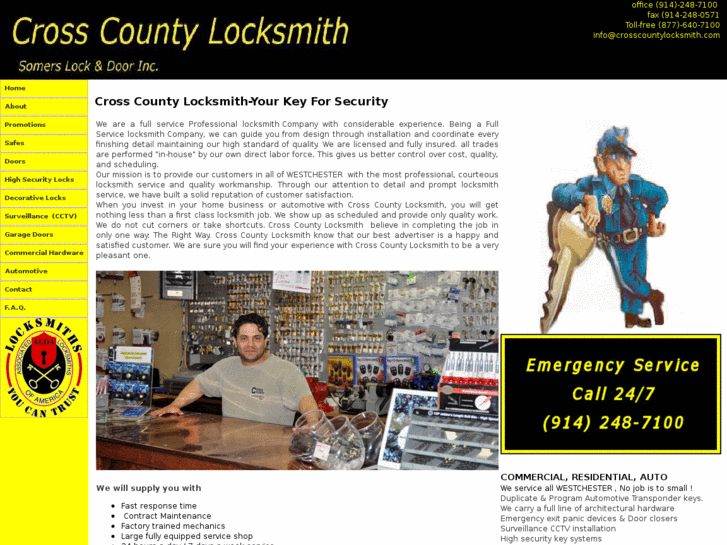 www.crosscountylocksmith.com