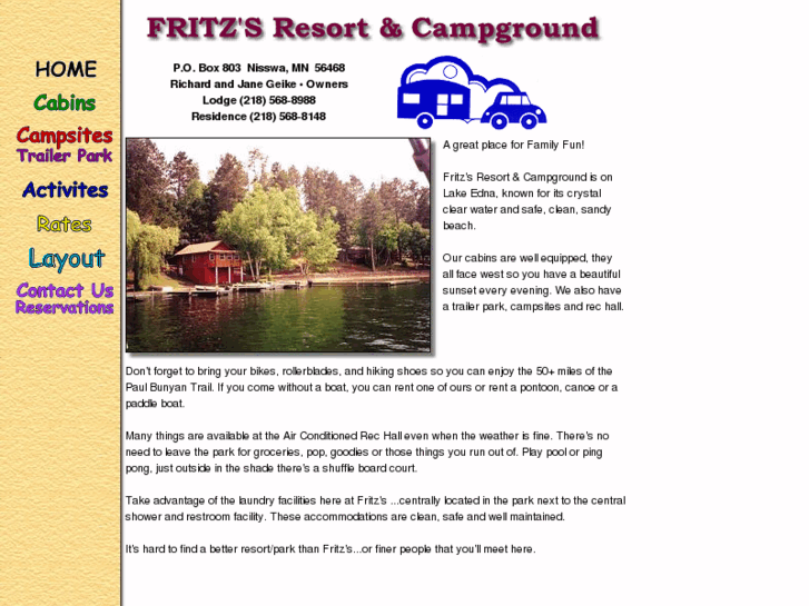 www.fritzsresort.com