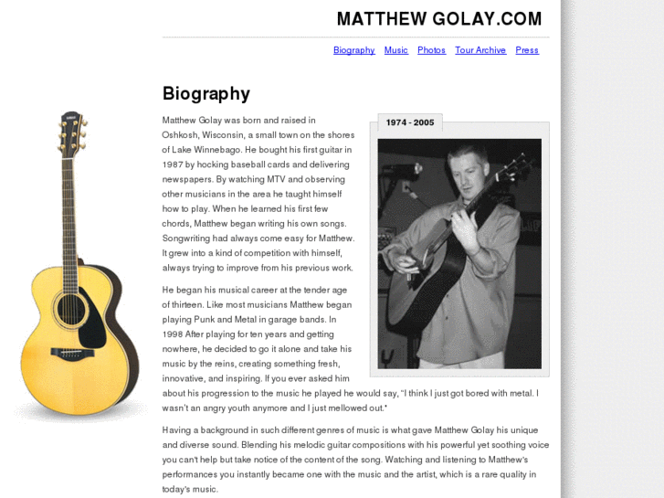 www.matthewgolay.com