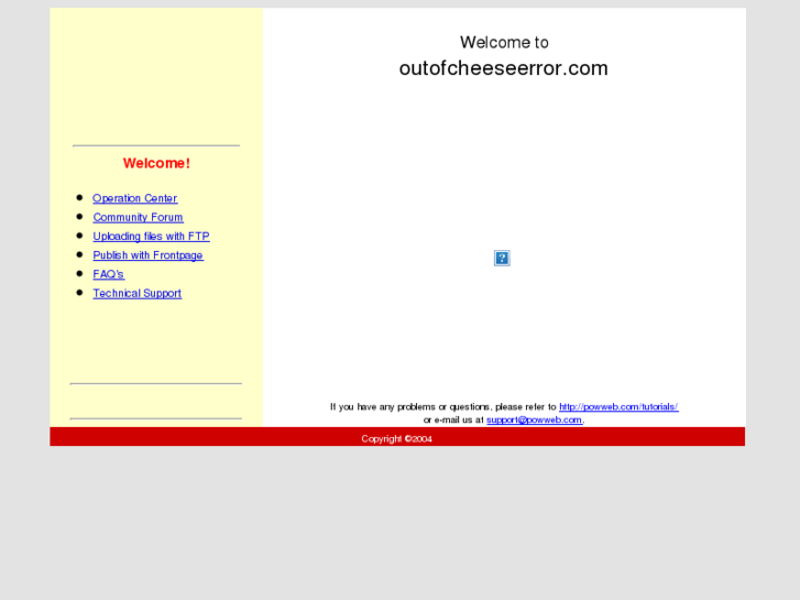 www.outofcheeseerror.com