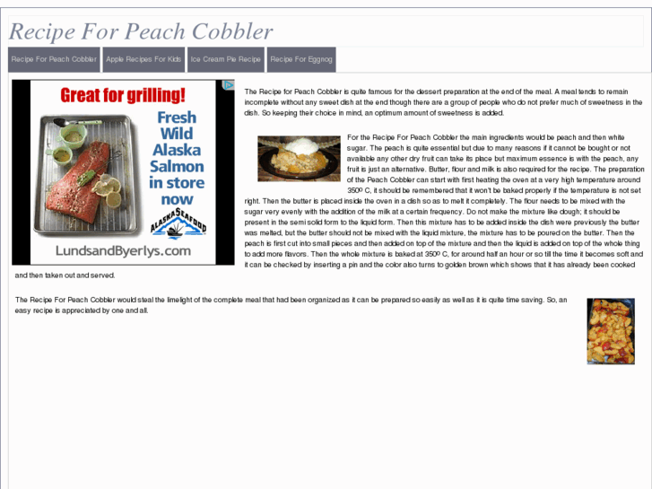 www.recipeforpeachcobbler.com