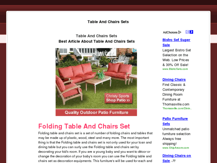 www.tableandchairssets.com