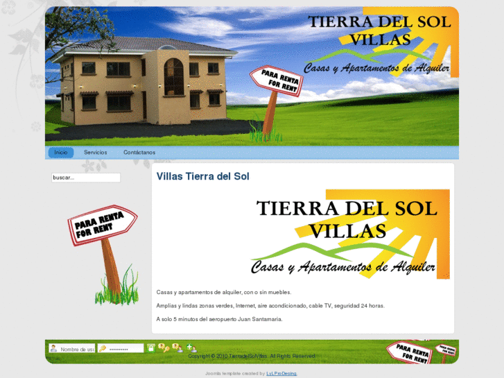 www.tierradelsolvillas.com