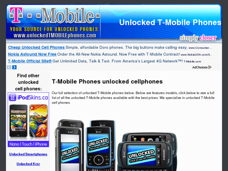 www.unlockedtmobilephones.com