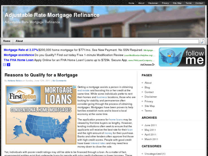 www.adjustableratemortgagerefinance.net