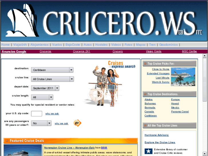 www.crucero.ws