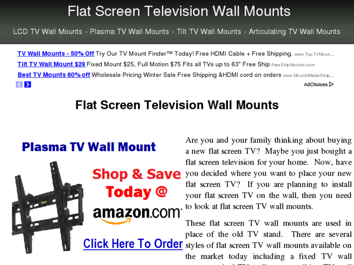 www.flatscreentelevisionwallmounts.com