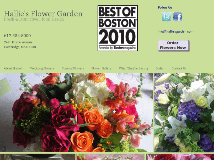 www.halliesflowergarden.com