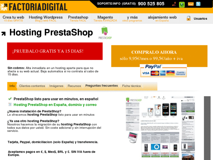 www.hostingprestashop.es