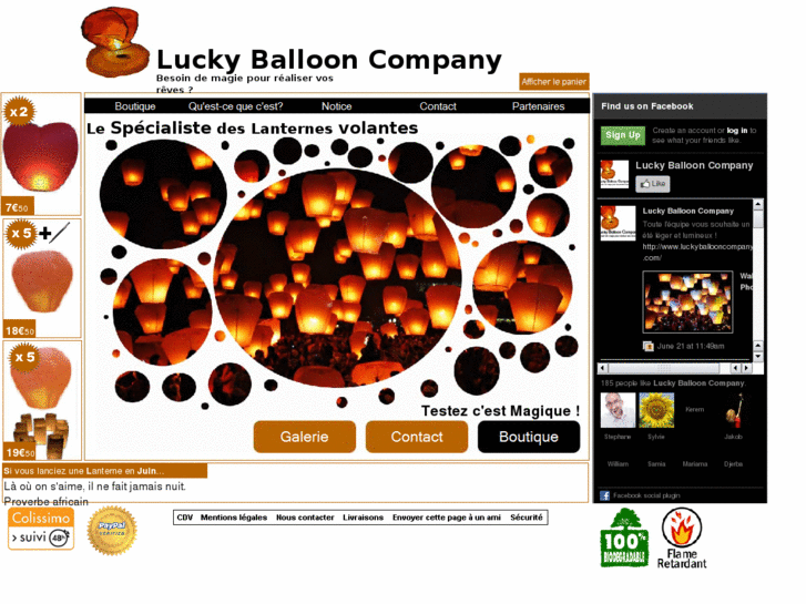 www.luckyballooncompany.com