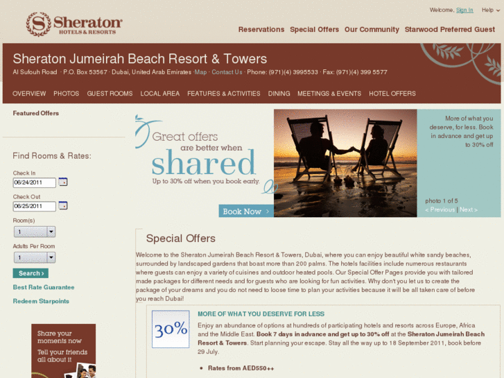 www.sheratonjumeirahoffers.com