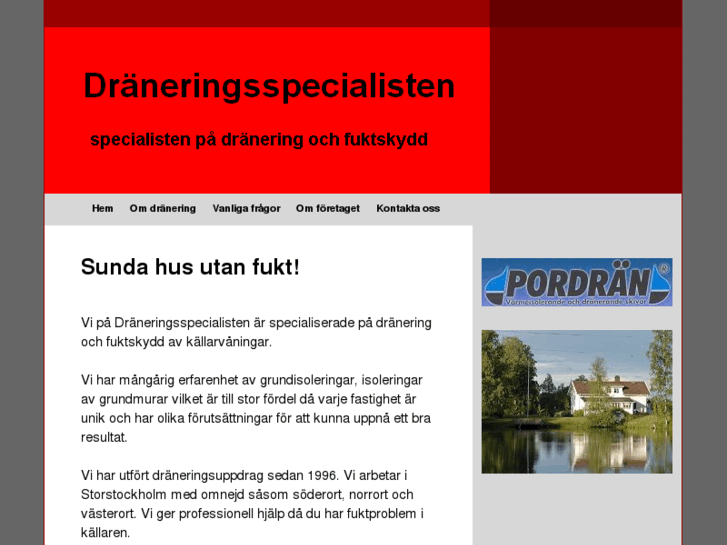 www.draneringsspecialisten.com