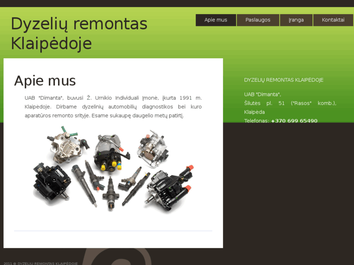 www.dyzeliuremontas.com