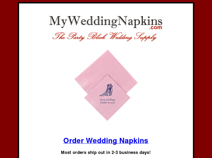 www.myweddingnapkins.com