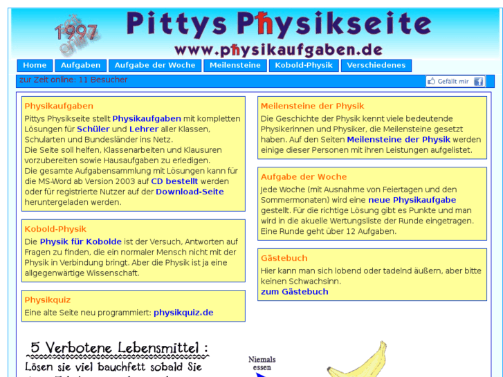 www.physikaufgaben.de