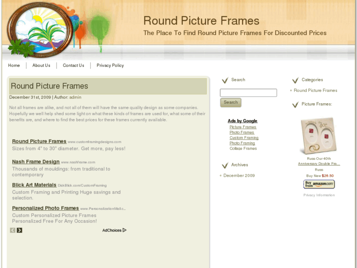 www.roundpictureframes.net