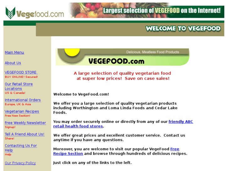 www.vegefood.com