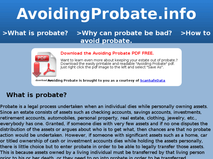 www.avoidingprobate.info