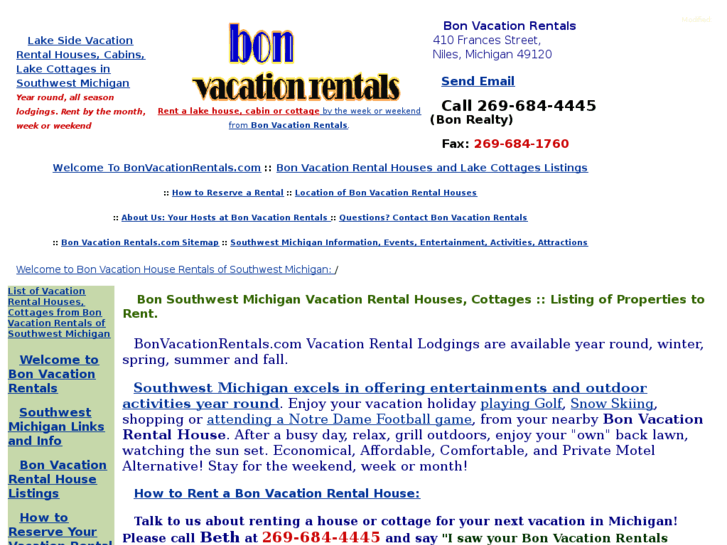 www.bonvacationrentals.net