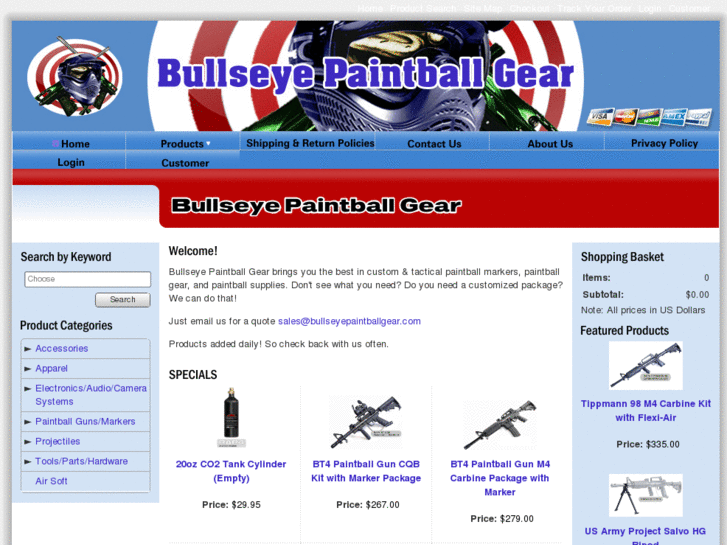 www.bullseyepaintballgear.com