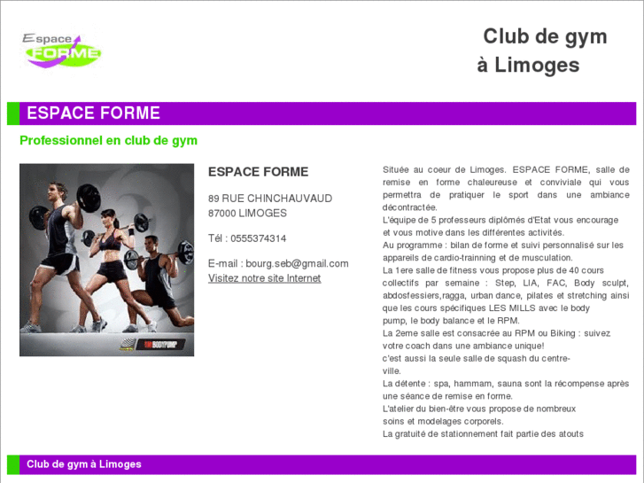 www.club-de-gym-limoges.com