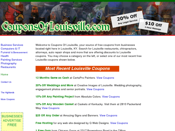 www.couponsoflouisville.com