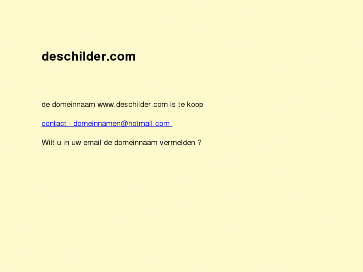 www.deschilder.com