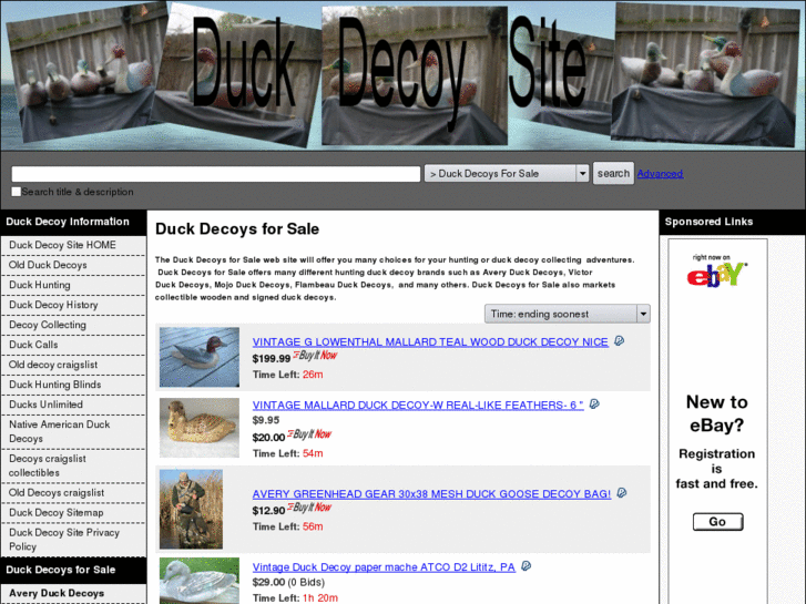 www.duckdecoysite.com