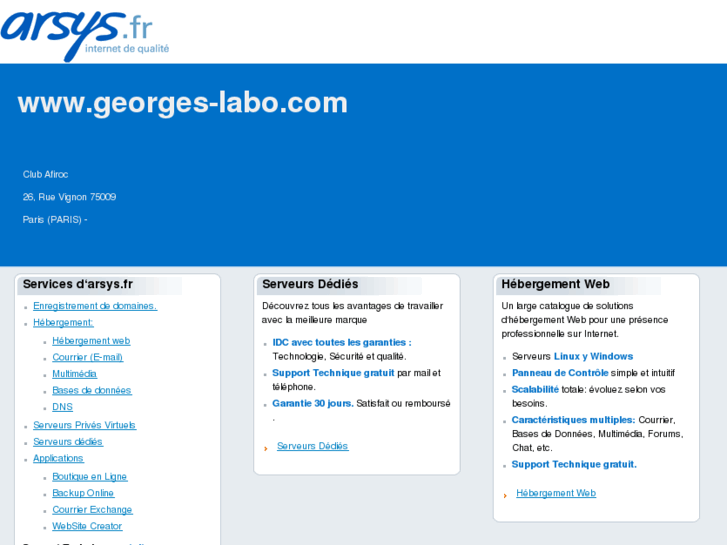 www.georges-labo.com