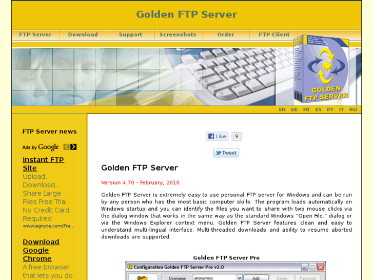 www.goldenftpserver.com