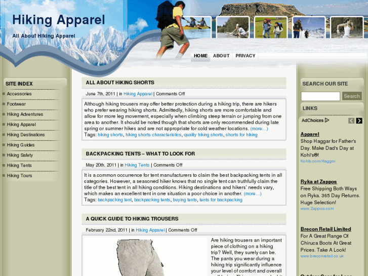 www.hiking-apparel.com