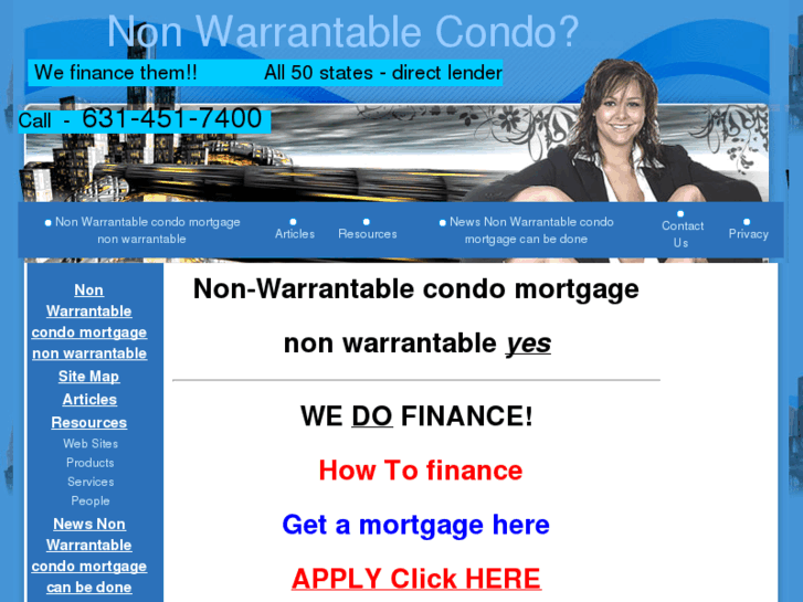 www.nonwarrantablecondofinancing.net