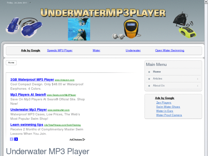 www.underwatermp3player.org