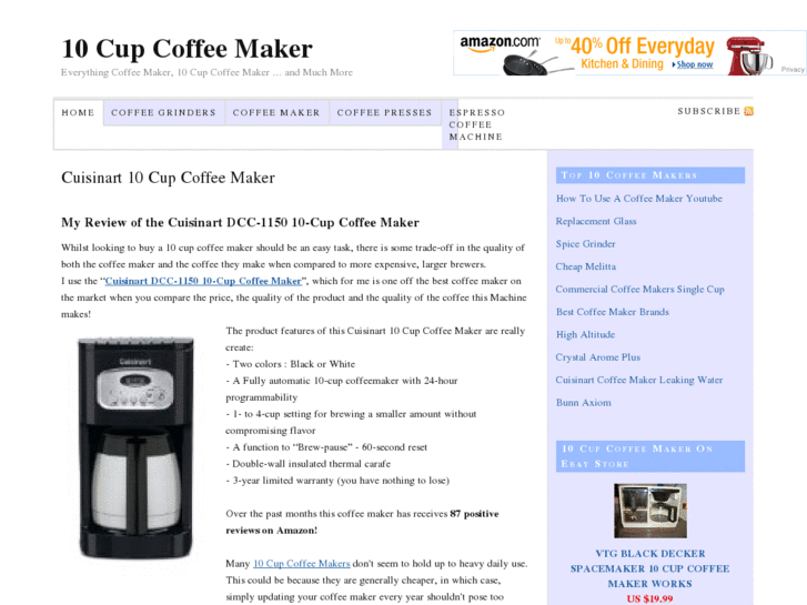 www.10cupcoffeemaker.org