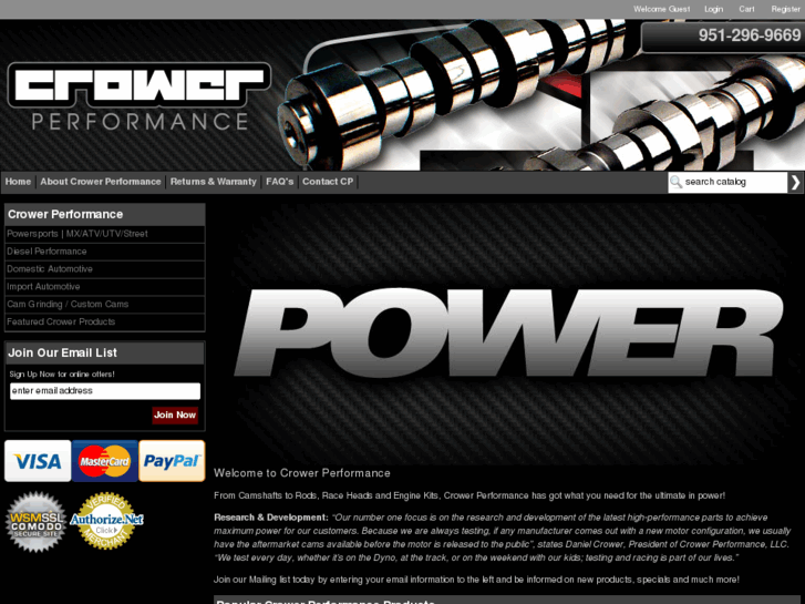 www.crowerperformance.com