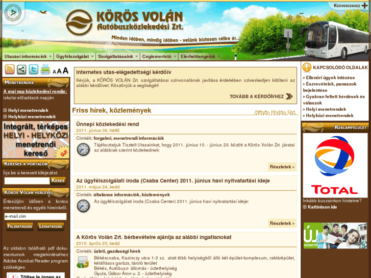 www.korosvolan.hu