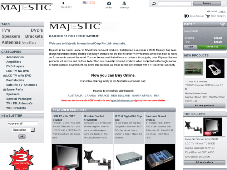 www.majesticausonline.com