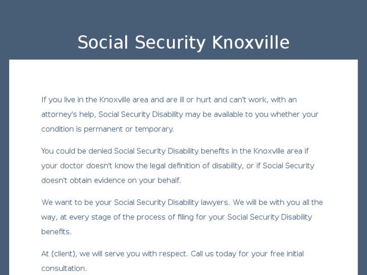 www.socialsecurityknoxville.com