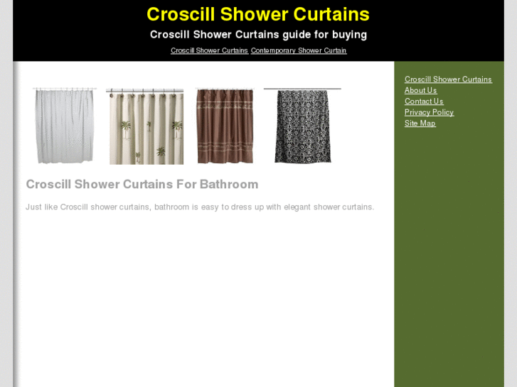 www.croscillshowercurtains.net
