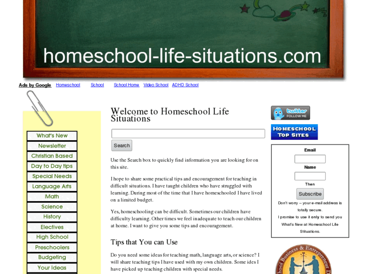 www.homeschool-life-situations.com