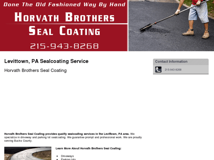 www.horvathbrotherssealcoating.com