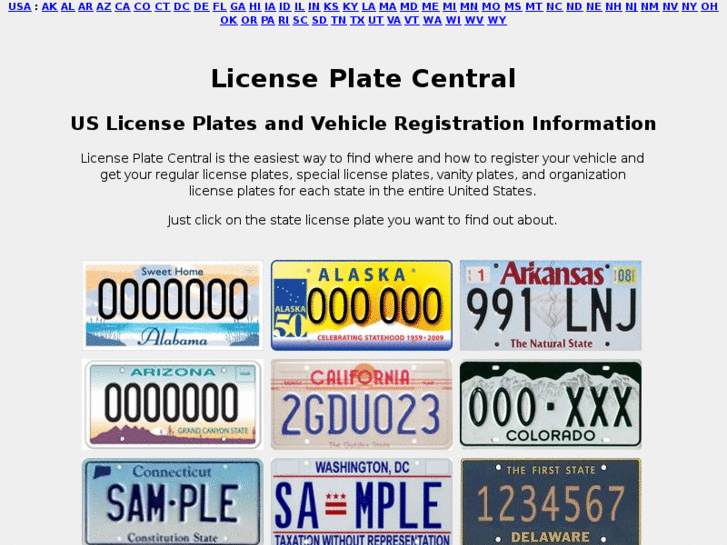 www.licenseplatecentral.com