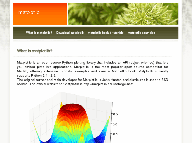 www.matplotlib.com