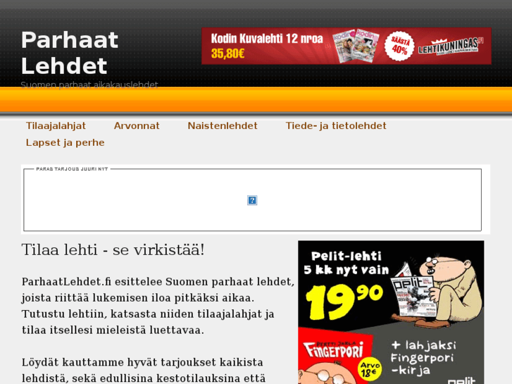 www.parhaatlehdet.fi