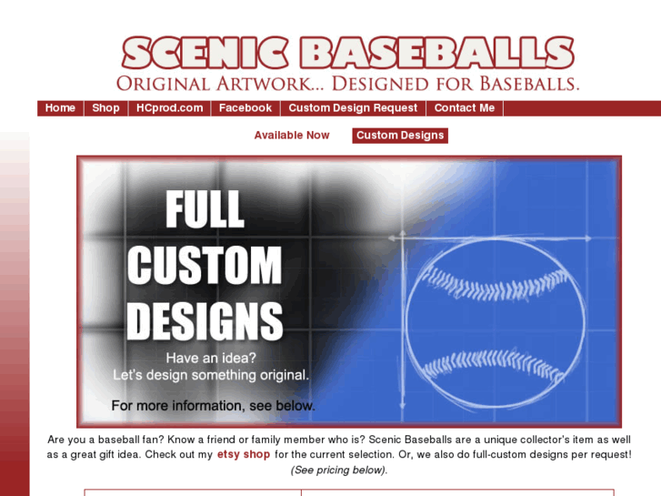 www.scenicbaseballs.com