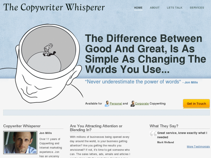 www.thecopywriterwhisperer.com